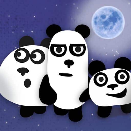 3 pandas 2 night