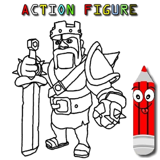 action figure coloring