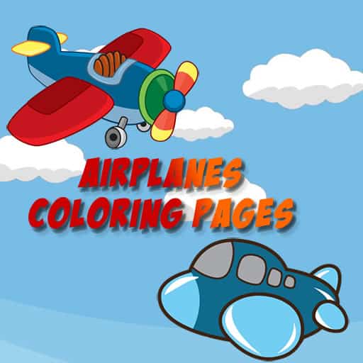 airplanes coloring pages