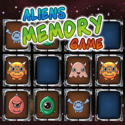 aliens memory game