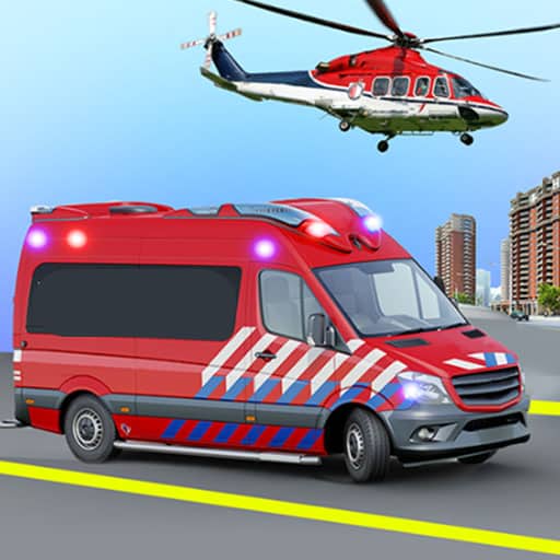 ambulance rescue game ambulance helicopter