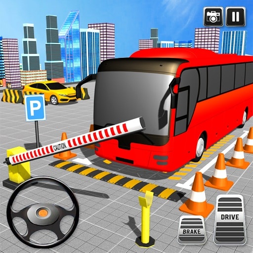 American Modern Bus Parking : Bus Game Simulator 2020 - Mimino Games