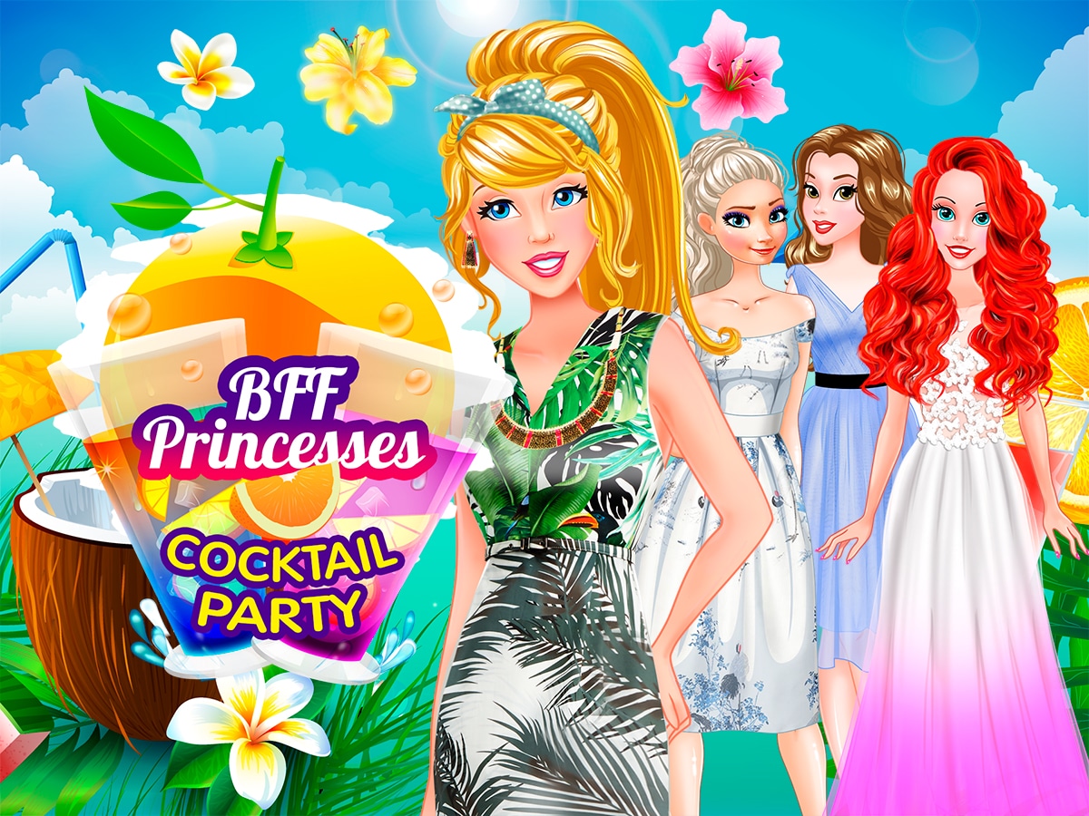 bff princesses cocktail party