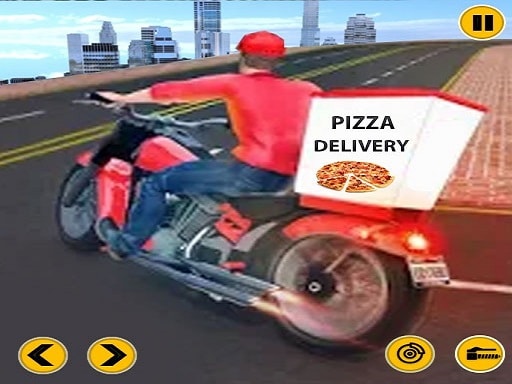 big pizza delivery boy simulator game