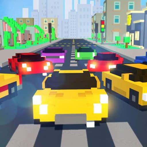 blocky car racing