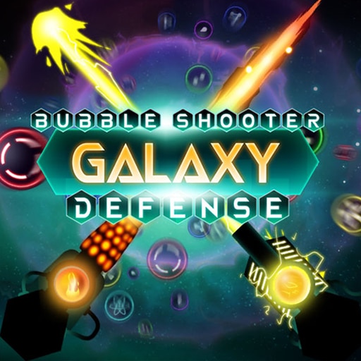 bubble shooter galaxy defense