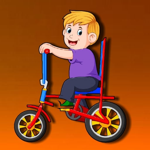 cartoon bike jigsaw