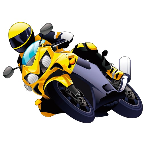 cartoon motorcycles puzzle