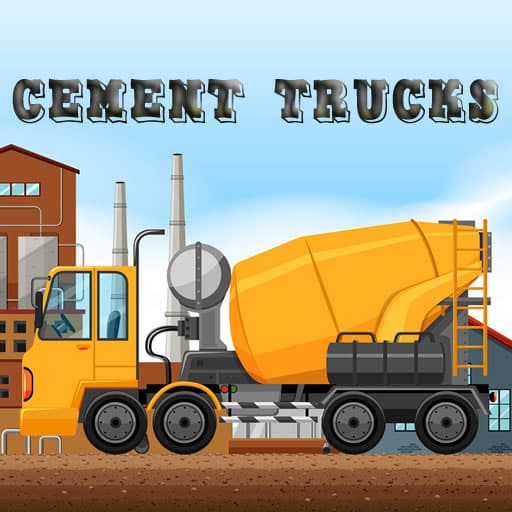 cement trucks hidden objects