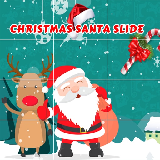 christmas santa slide