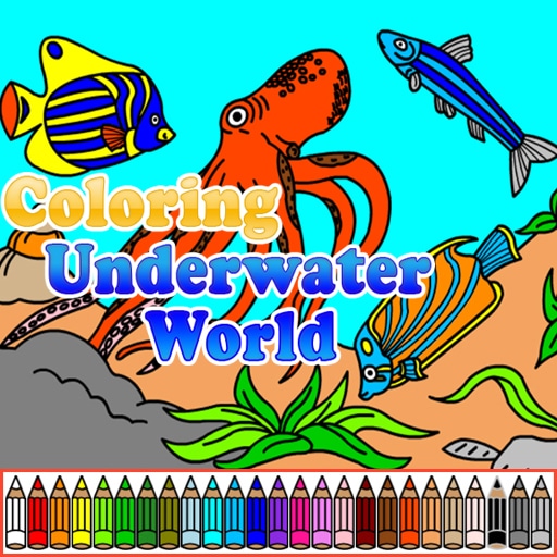 coloring underwater world