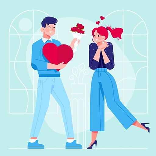 couple in love jigsaw