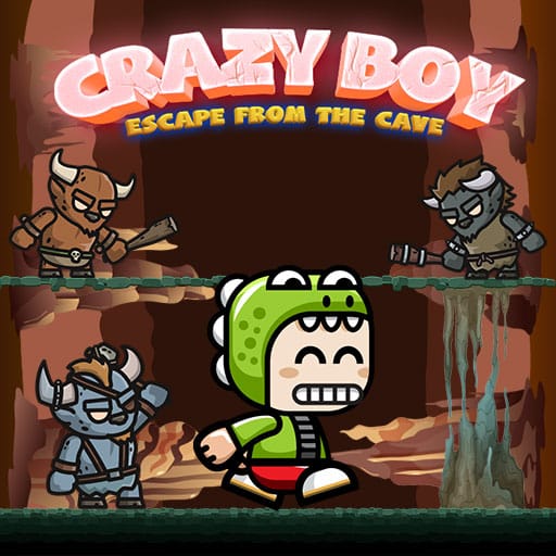 crazy boy escape from the cave