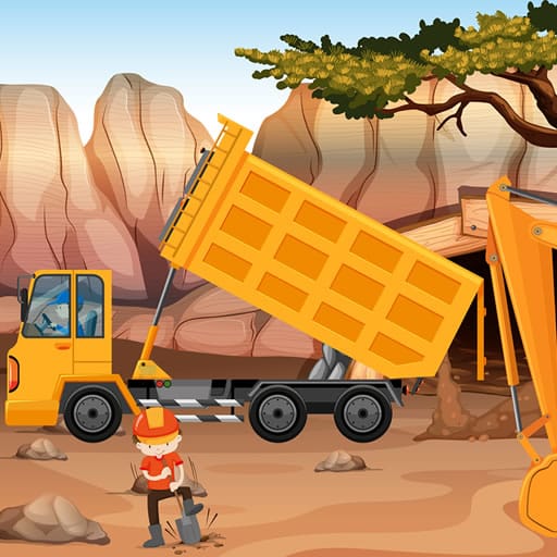 dump trucks hidden objects