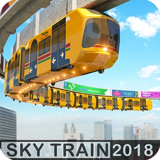 elevated train driving simulator sky tram driver