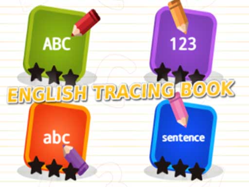 english tracing book