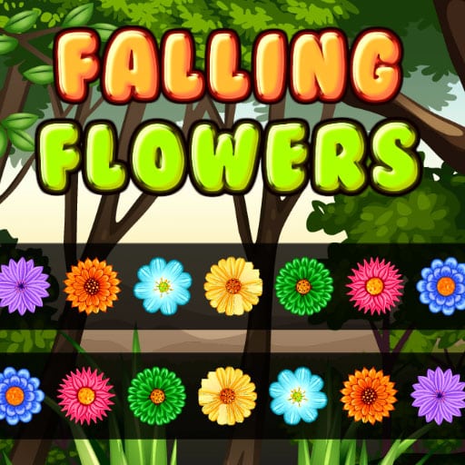 falling flowers