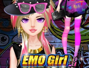 fashion emo girl