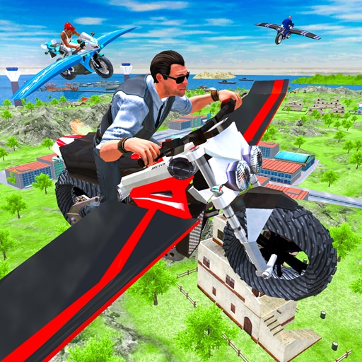 flying motorbike real simulator