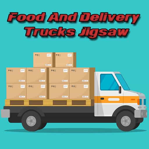 food and delivery trucks jigsaw