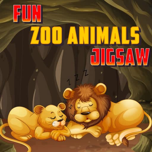 fun zoo animals jigsaw