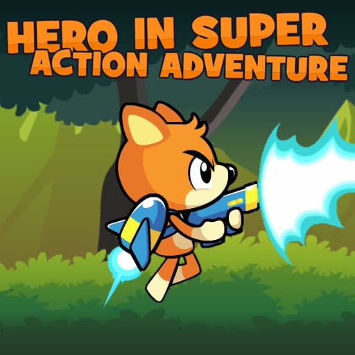 hero in super action adventure