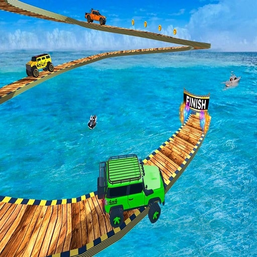 impossible tracks jeep stunts driving game