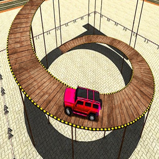 impossible tracks prado car stunt game