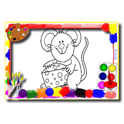 kids cartoon coloring book