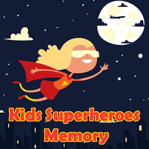 kids superheroes memory