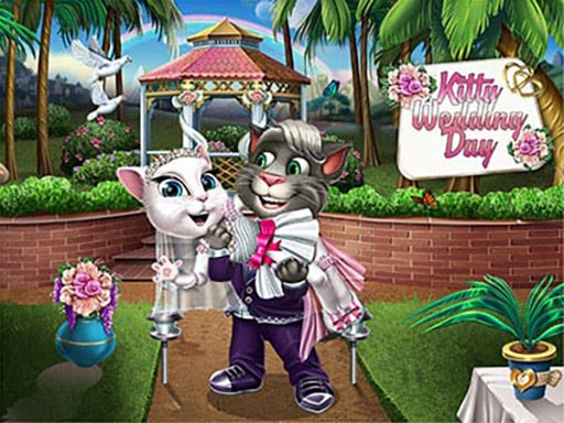 kitty wedding day