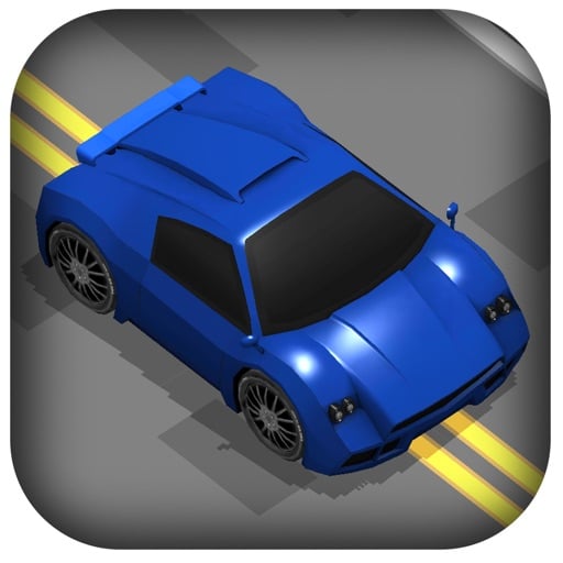 lowpolly car racing game