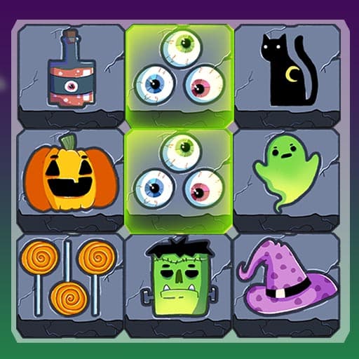 mahjong connect halloween