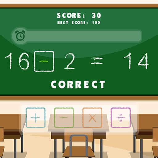 math signs game