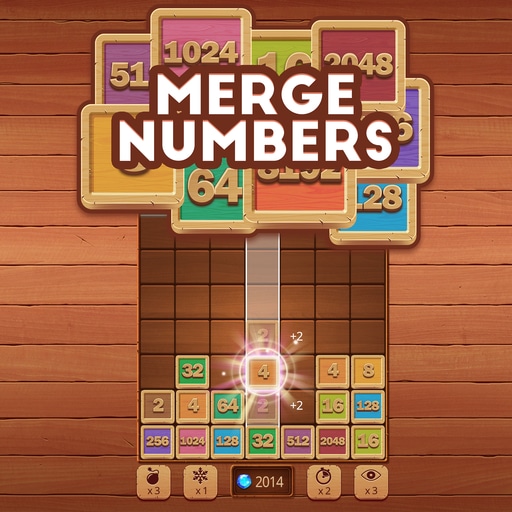 merge numbers wooden edition