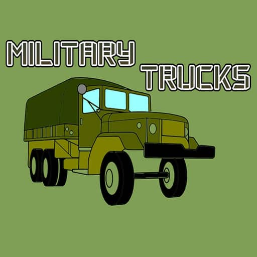 military trucks coloring