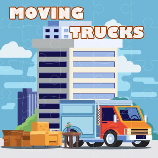 moving trucks jigsaw