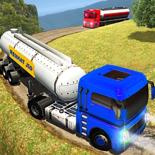 off road oil tanker transport truck