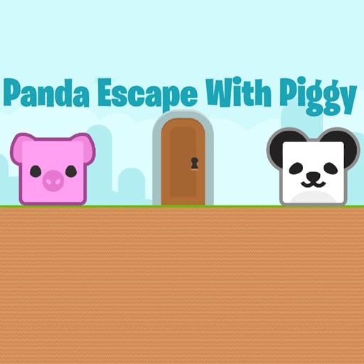 panda escape with piggy