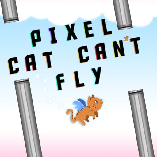 pixel cat can t fly