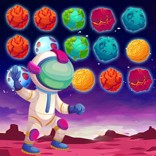 planet bubble shooter