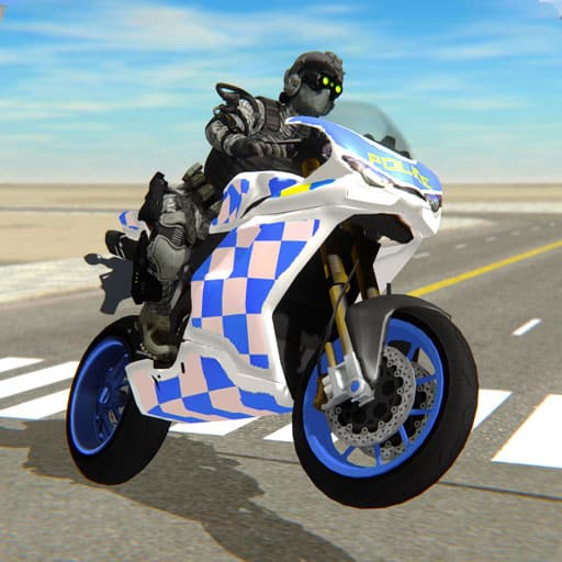 police bike city simulator