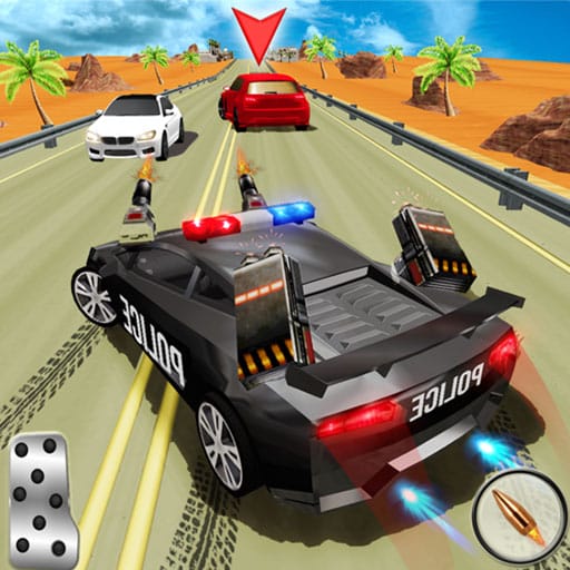 police car chase crime racing games