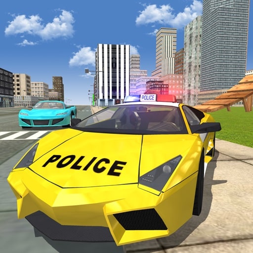 police drift car