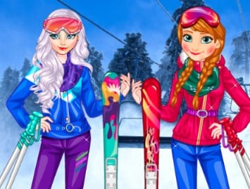 princesses at ski