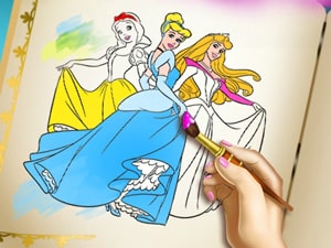 princesses coloring book