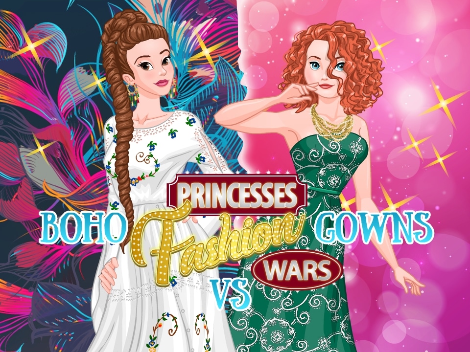 princesses fashion wars boho vs gowns