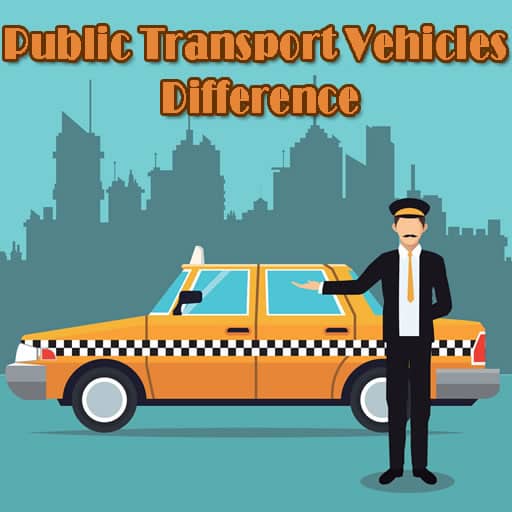 public transport vehicles difference