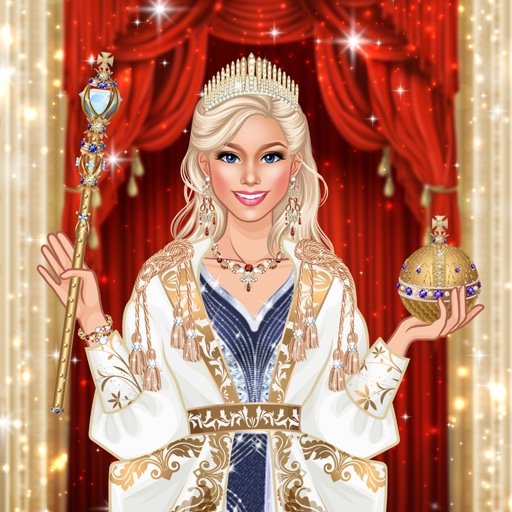 queen fashion salon royal dress up