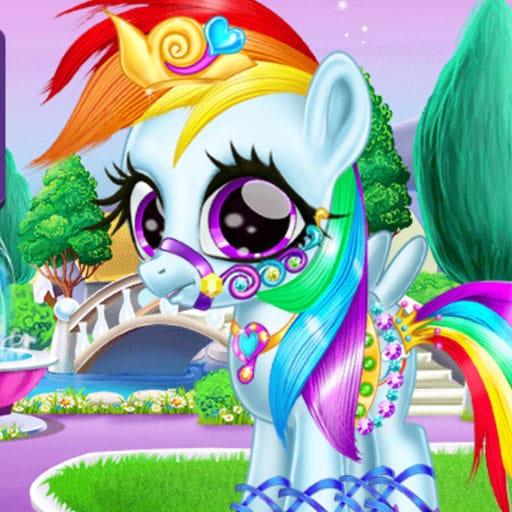 rainbow pony caring